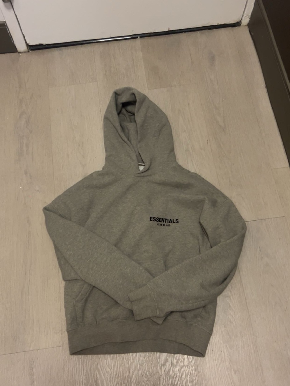 Essentials Hoodie in Light Grey- Unisex